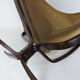 Fauteuil Falcon et ottoman par Sigurd Ressell années 1970