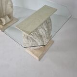 Stone Shell Dining Table from Magnussen Ponte Mactan, 1980s
