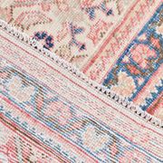Tapis persan classique rose et bleu