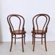 Paire de chaises cannées Fischel bistro