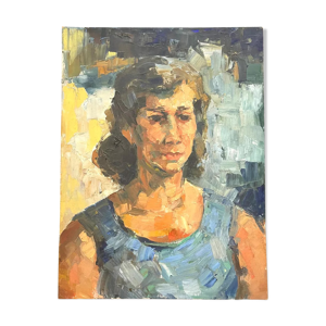 Portrait de femme vêtue d’une