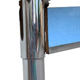 Blue formica table Sogemap 1960