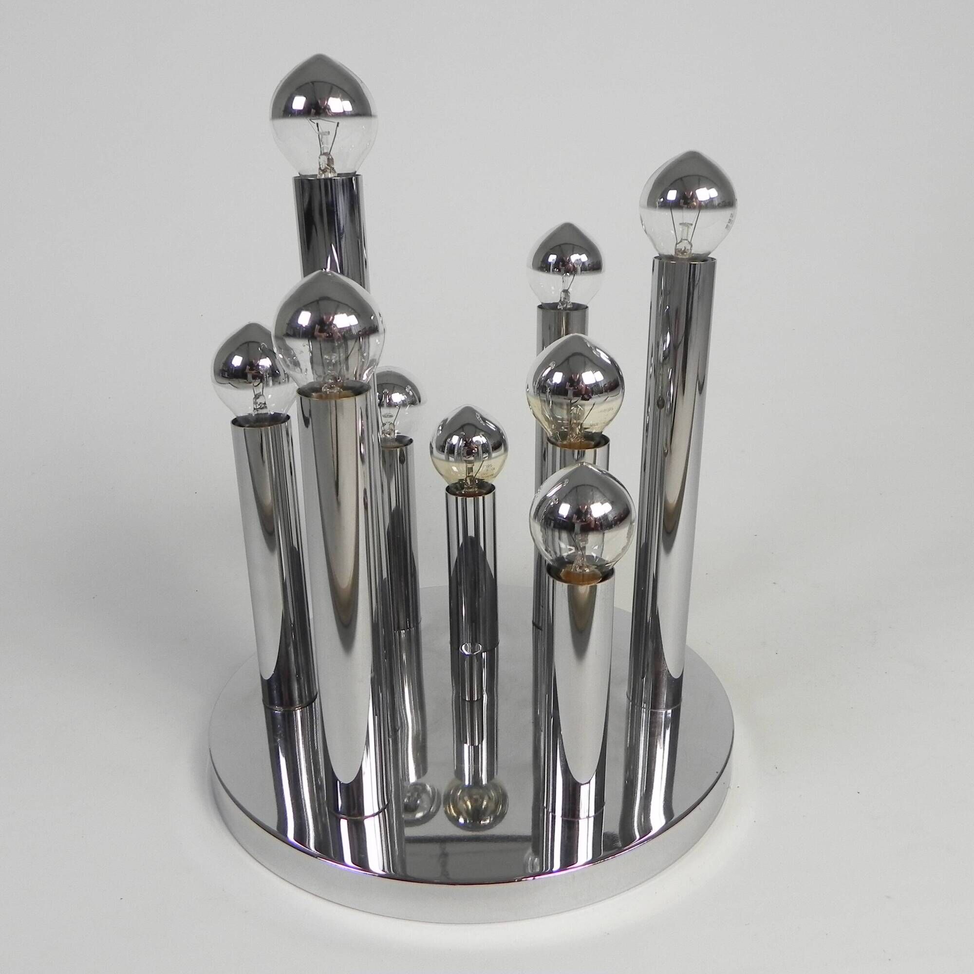 Sciolari 9-light ceiling lamp for Boulanger, 1970s