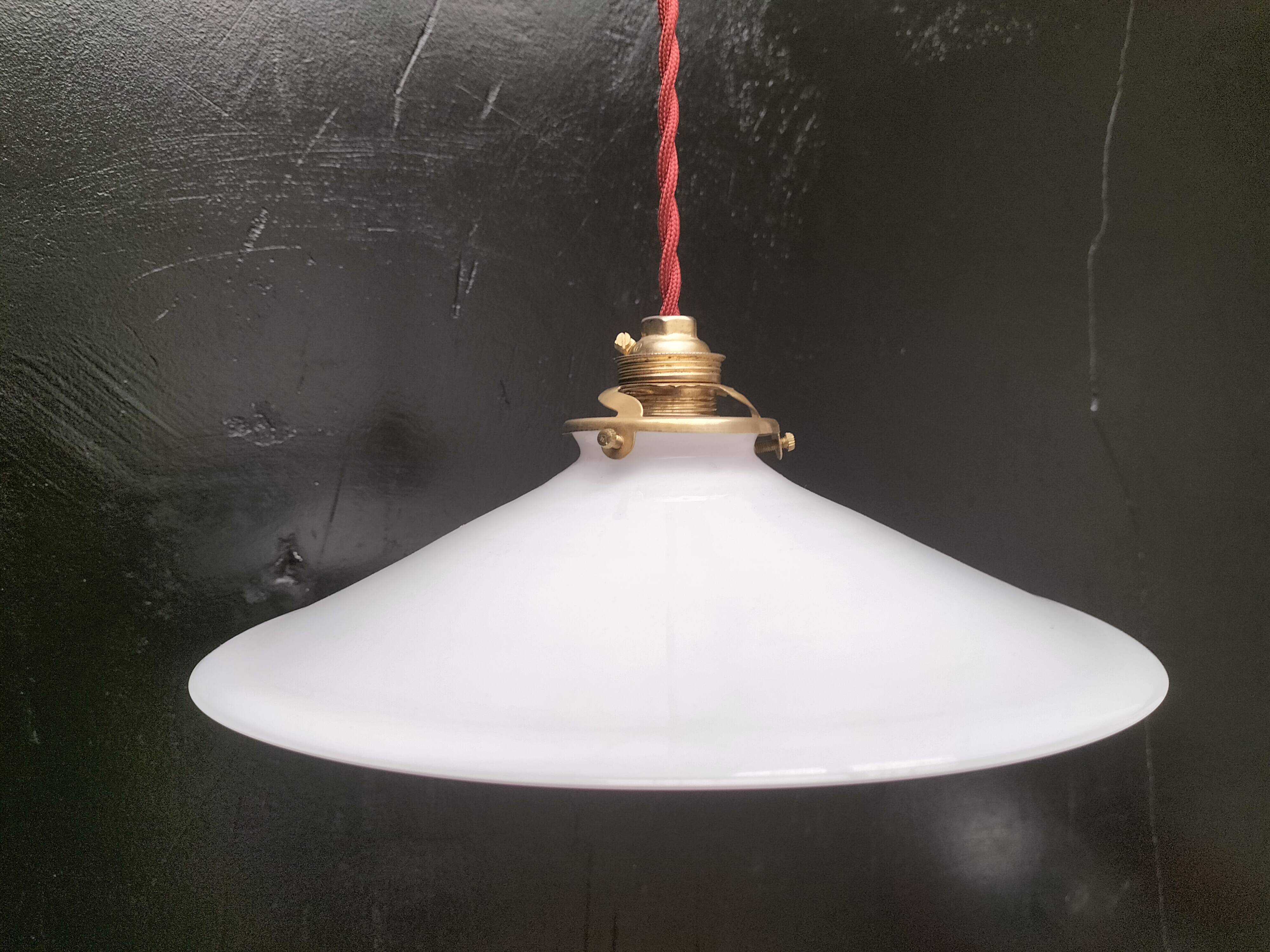 Opaline pendant light