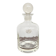 Vintage crystal whisky carafe from Paris with original label.