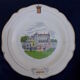 11 plates of earthenware from Gien model Châteaux de la Loire ar 22 cmmoiries diam