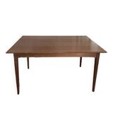 Extendable table from the 60s, compass feet