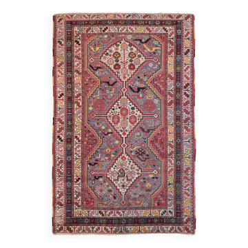 Vintage - Handwoven Azerbaijani Rug