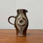 A studio pottery jug from the mid-century by Marianne Stark for Michael Andersen, Bornholm, 1960s.