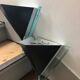 Pair of Postmodern Triangular Wall Sconces, 80s, Elite Holland