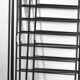 Tomado floor shelf in shades of gray