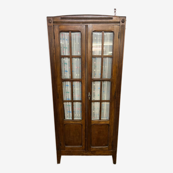 Armoire parisienne vitrée ancienne