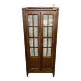 Old glazed Parisian wardrobe