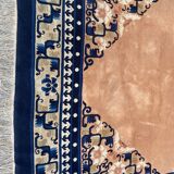 Tapis vintage chinois pékin fait main 184x276 cm