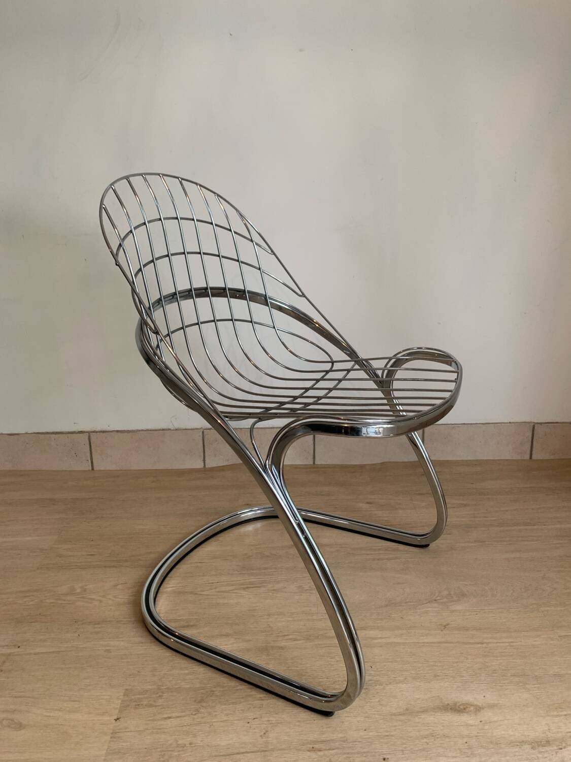 Series of 4 vintage chairs by Gastone Rinaldi model Pascale