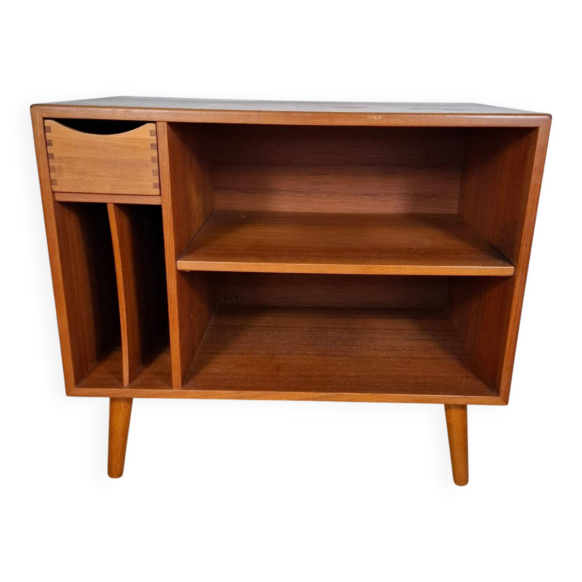 Meuble pour tourne-disque en teck danois des années 1960 – Style Mid-Century Modern