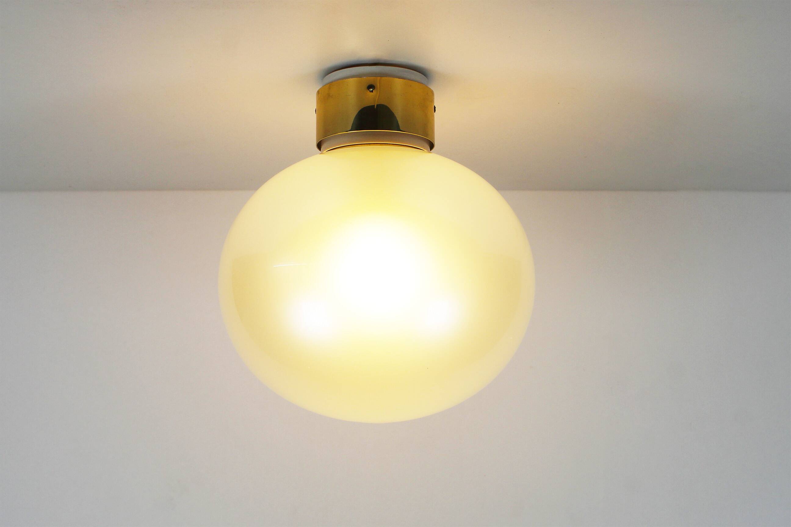 Rare ‘Pearl’ ceiling or wall light by Motoko Ishii for Staff Leuchten