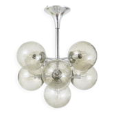 E. R. Nele Temde lustrous atomic chrome Sputnik Space Age pendant lamp tulip