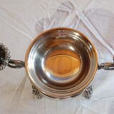 Candélabre brûle parfum en métal argenté, style Art nouveau, fin XIX