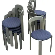 Vintage Bruno Rey chair -  model Rey 33 -for Dietiker / Kusch & Co.
