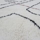 Handmade Berber carpet 245cm/184cm