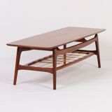 Teak coffee table by Louis Van Teeffelen for Wébé in 1960