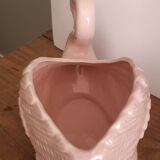 Pastel pink swan pot