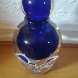 Flacon en verre souflé par Jean Claude Novaro, piece unique.