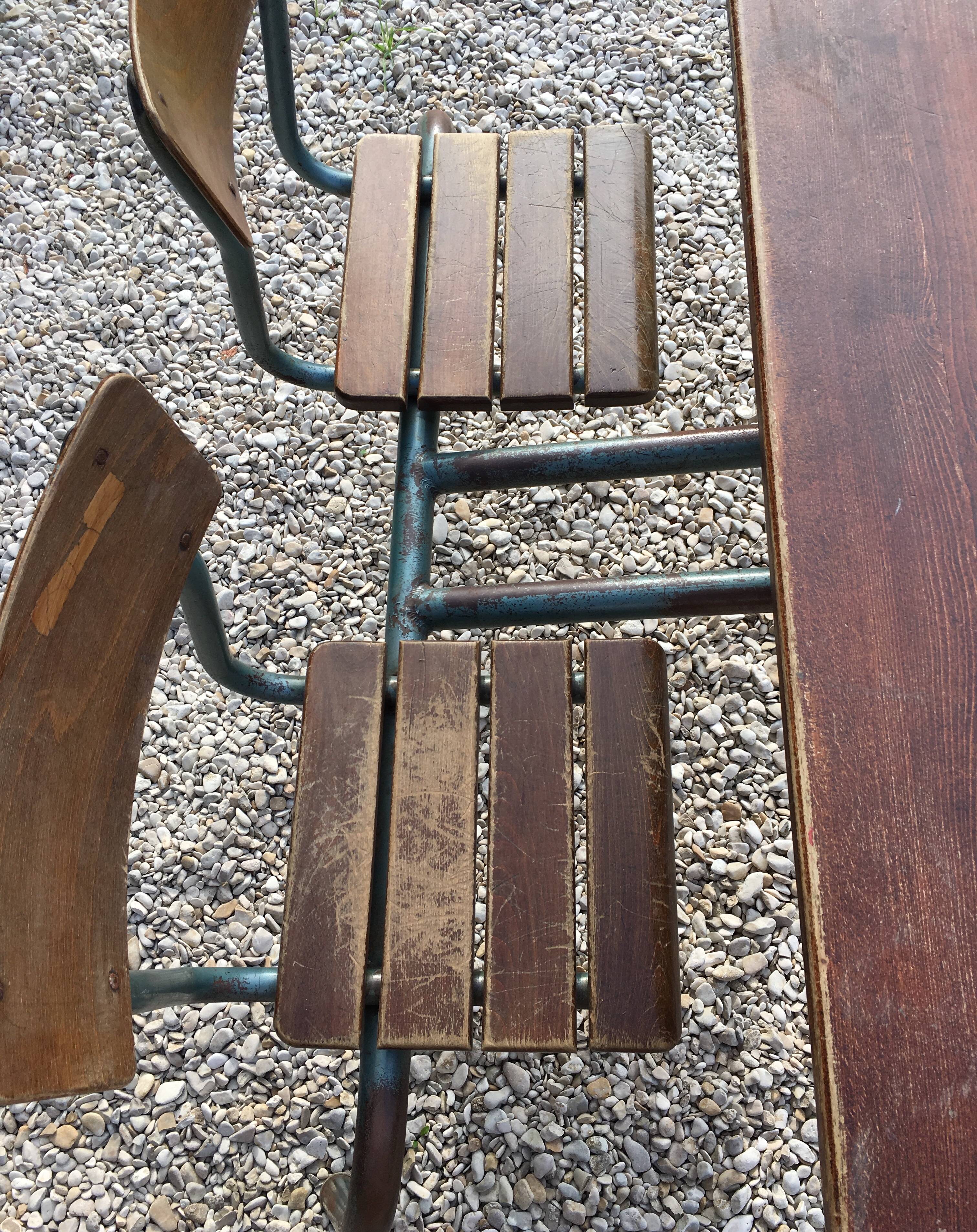 Vintage double desk