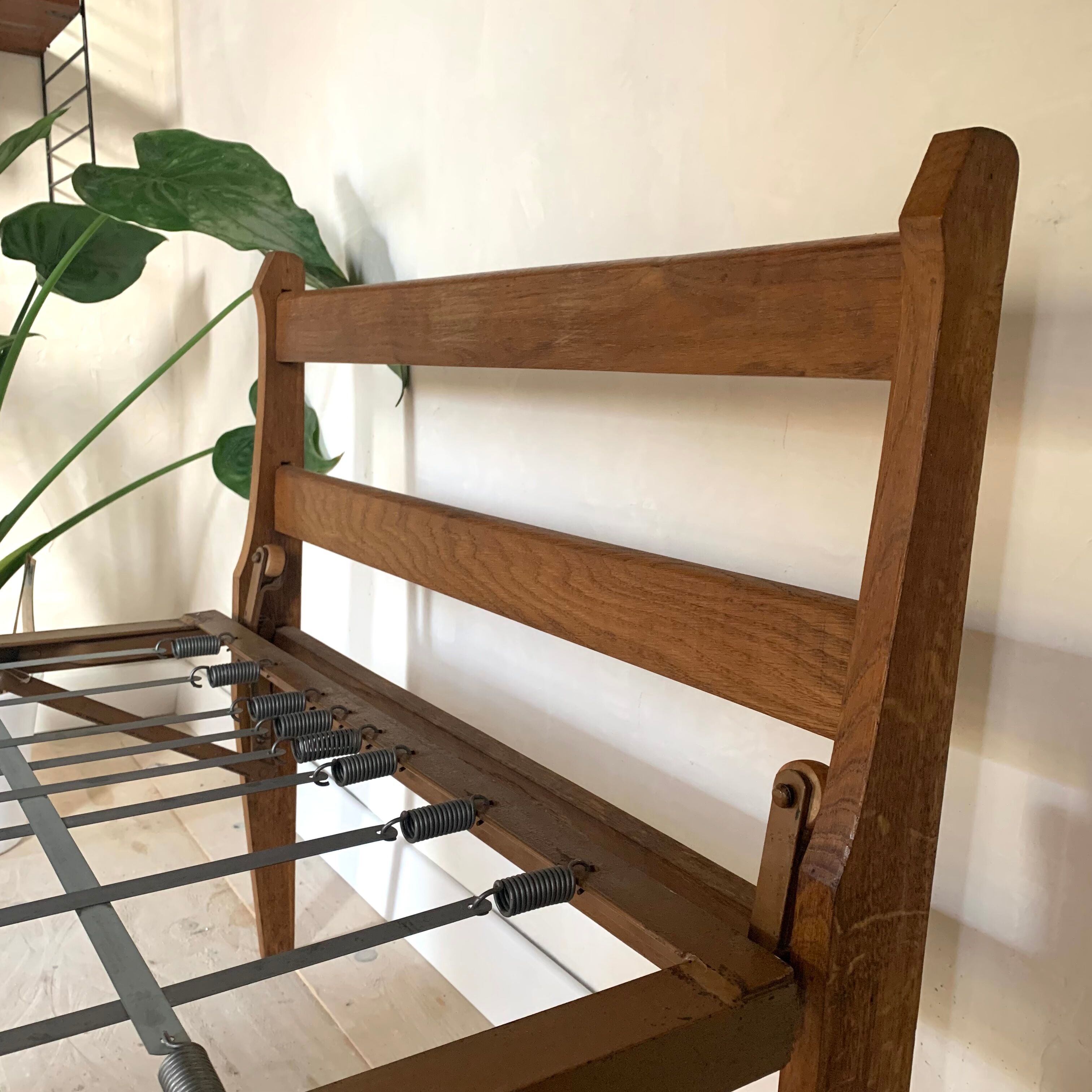 Daybed Vintage Solid Oak Bed - 2 remaining