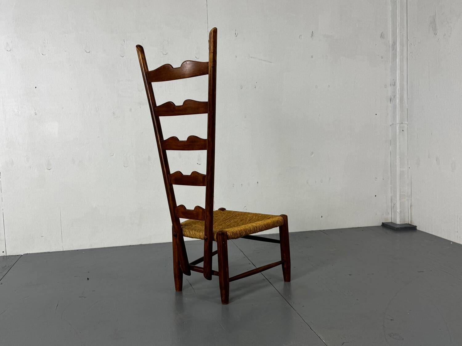 Highback Side Fireside Chair by Gio Ponti for Casa E Giardino, Italy,