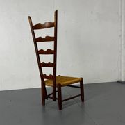 Fauteuil à dossier haut Fireside par Gio Ponti pour Casa E Giardino, Italie.