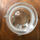 Glass jar candy box biscuit in the shape of bear head