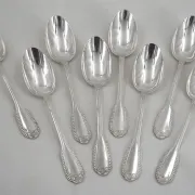 Boulenger Godrons 12 forks + 8 dessert spoons, 20 pieces.
