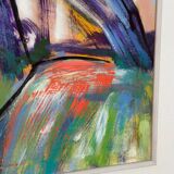 Swedish Oil on Canvas – “komposition” by Peter Trosell – 2006