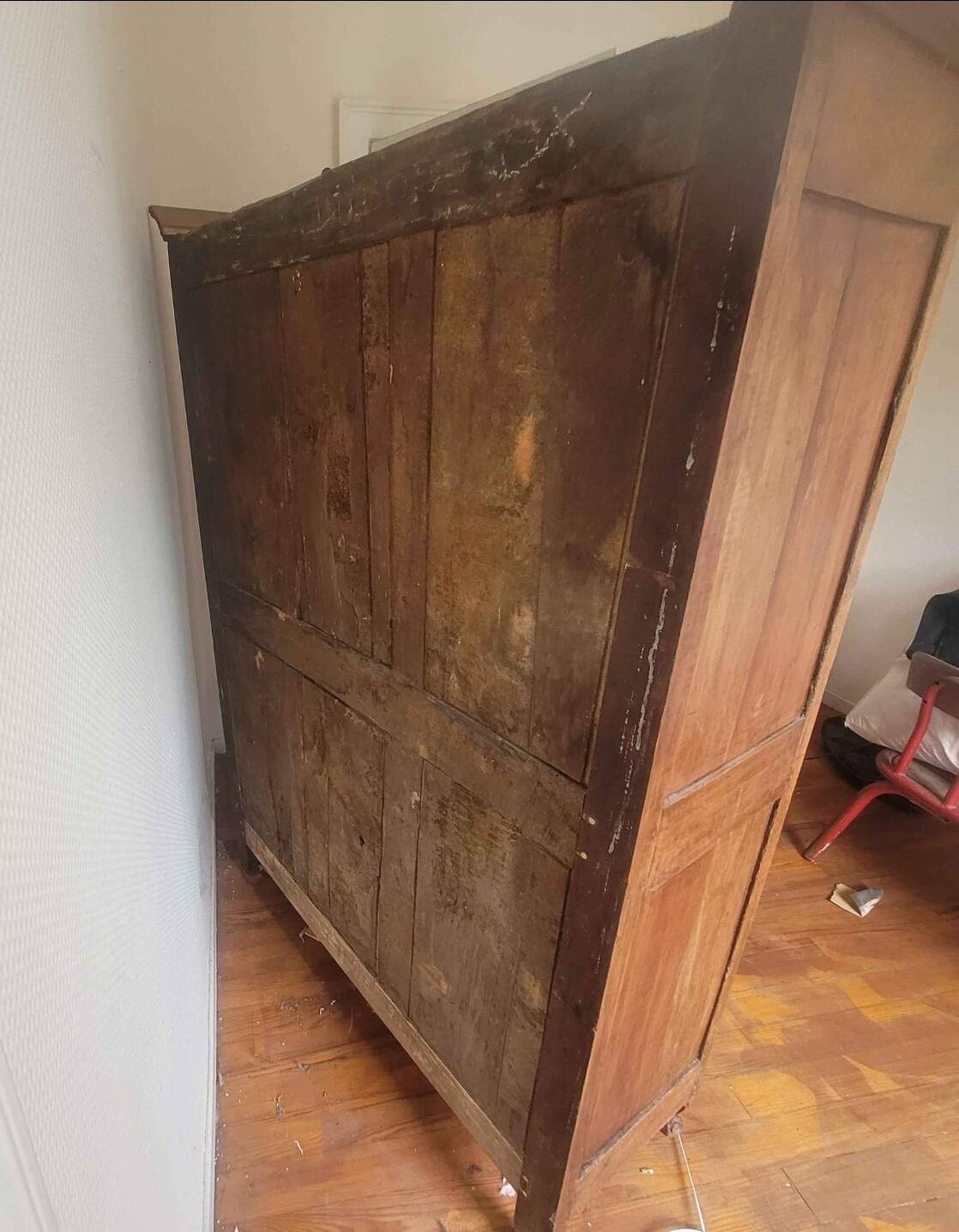 Old solid wood cabinet