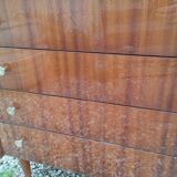 Old vintage chest of drawers with compass foot