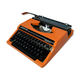 Machine à écrire portative silver reed orange
