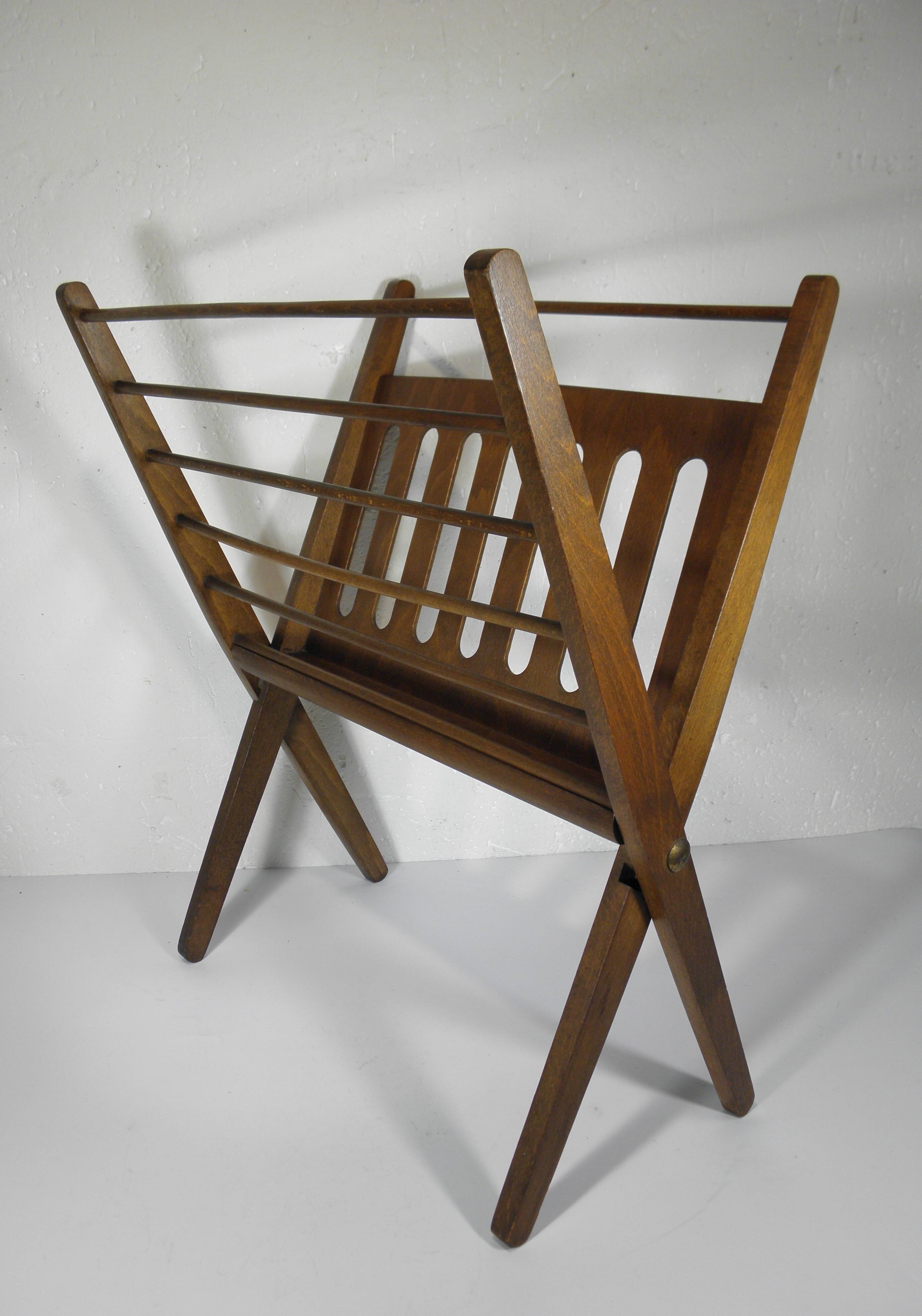 Cees BRAAKMAN folding MAGAZINE RACK - DESIGN 1960