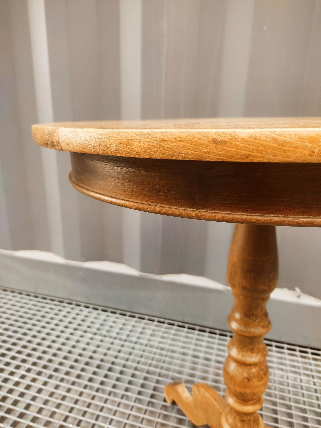 Wooden bistro table