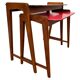 Set of two design formica nesting tables - Czechoslovakia, around 1960s
