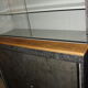 Buffet or Bookcase 2 bodies in polished and varnished steel circa 1960