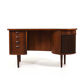 Fine Danish Kidney Desk Model 54 by Feldballes Møbelfabrik 1950s