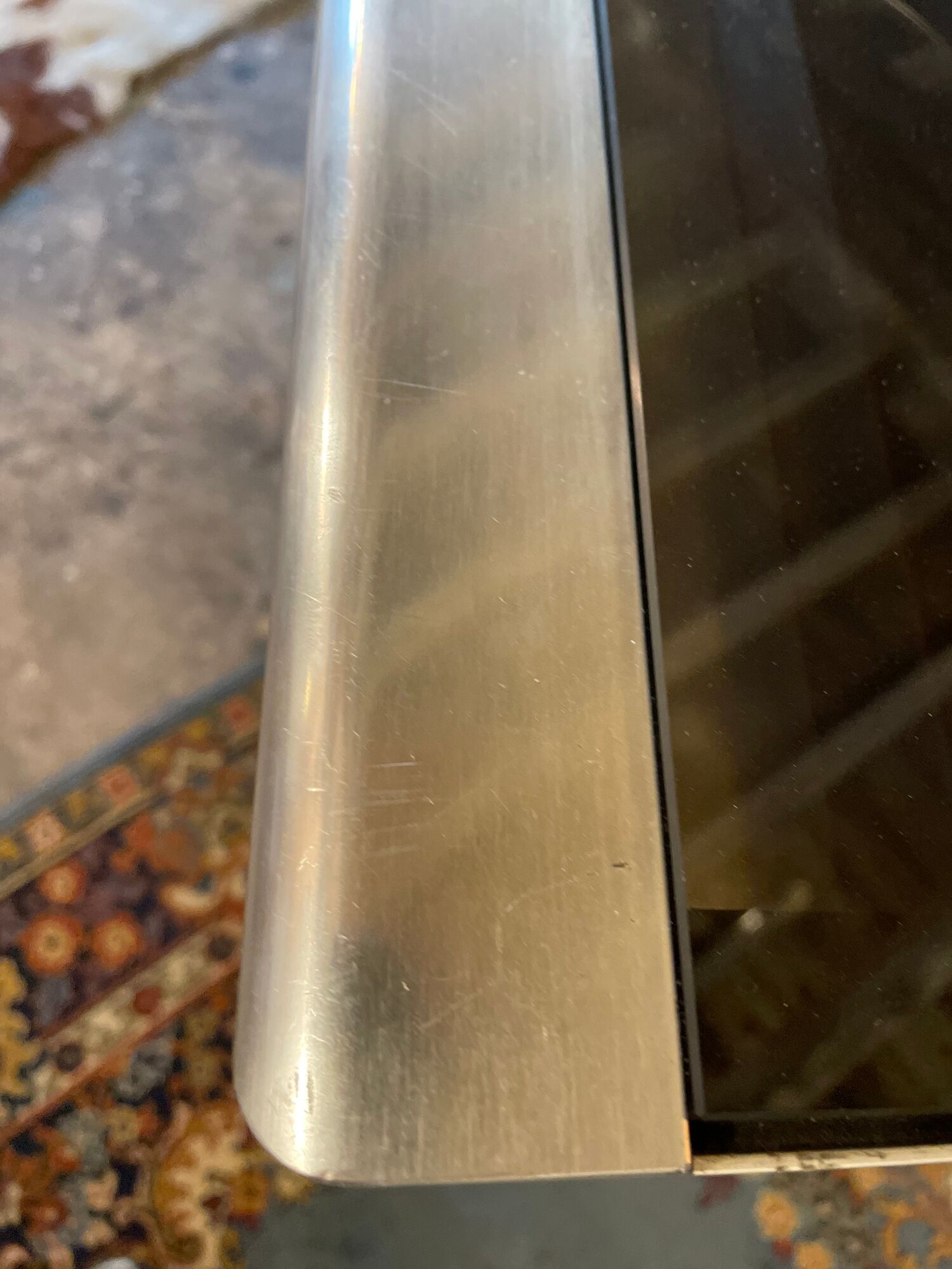 Metal and rosewood desk by Claude Gaillard for Ligne Roset 70'S