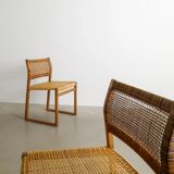 Danish Mid Century Wooden Dining Chairs by Børge Mogensen, 1960s