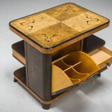 Art Deco Bar Cabinet with Inlays, 1930s