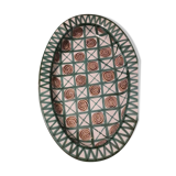 Plat ovale Robert Picault Vallauris
