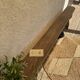 Old oak farmhouse bench measuring 230 cm