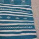 Carpet blue berber kilim made by hand 200x115cm