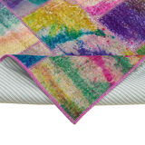 Handmade Turkish Overdyed 200 cm x 300 cm Multicolor Patchwork Carpet